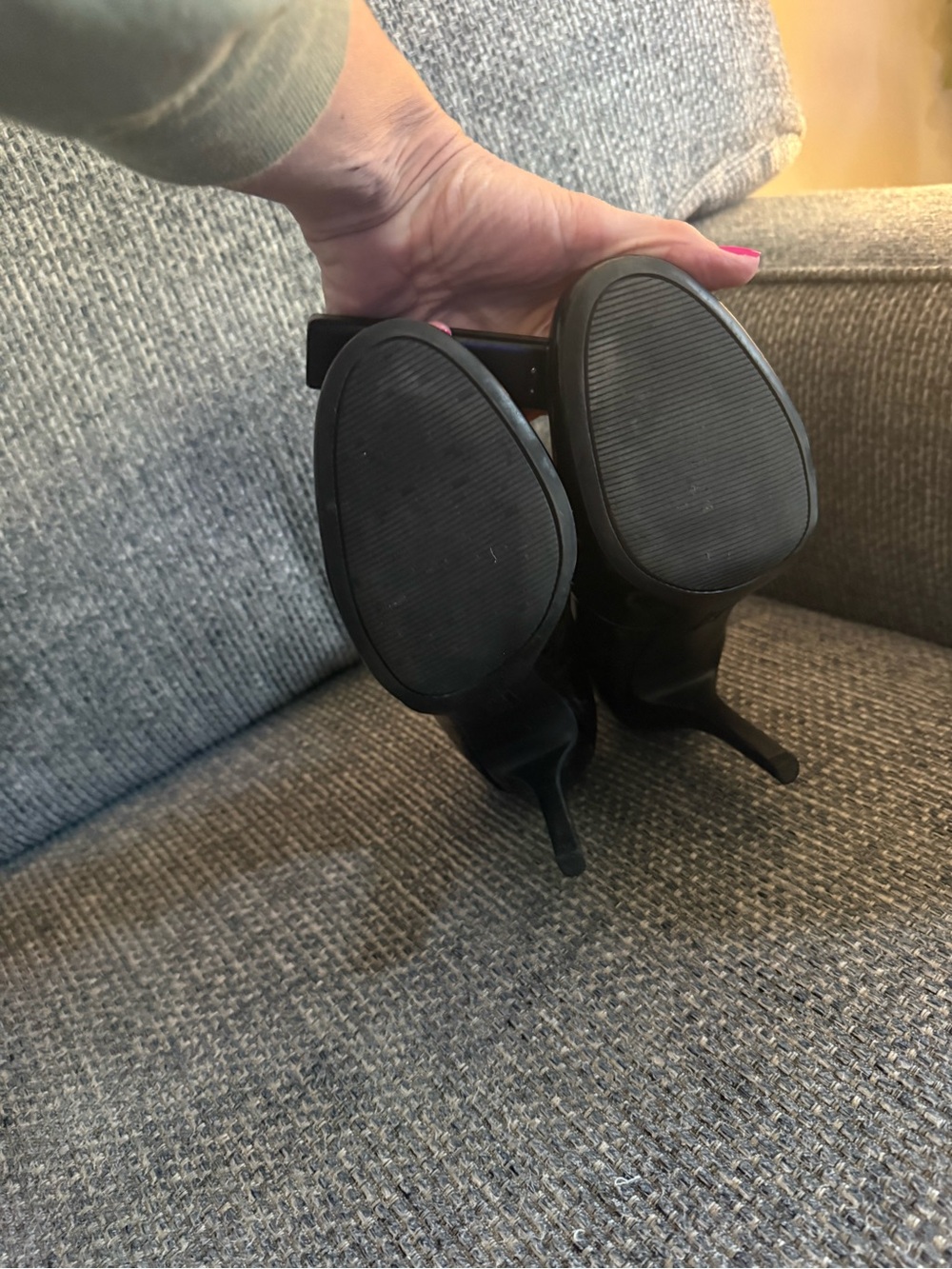 Mootsies Tootsies Black Patent High Heel Pumps - Picture 4 of 6